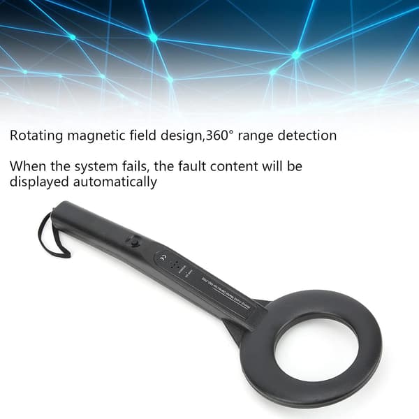 Metal Detector, Handheld Metal Detector Pinpointer 360° Range Detection for Security Check