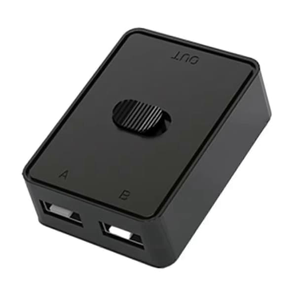 USB-switch til printerdeling, tovejs switch 2 ind og 1 ud eller 1 ind og 2 ud USB-delingsswitch USB2.0