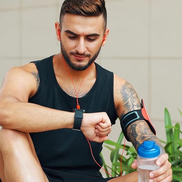 Armbånd Samsung Galaxy Watch SGW46 - Silikone Sort