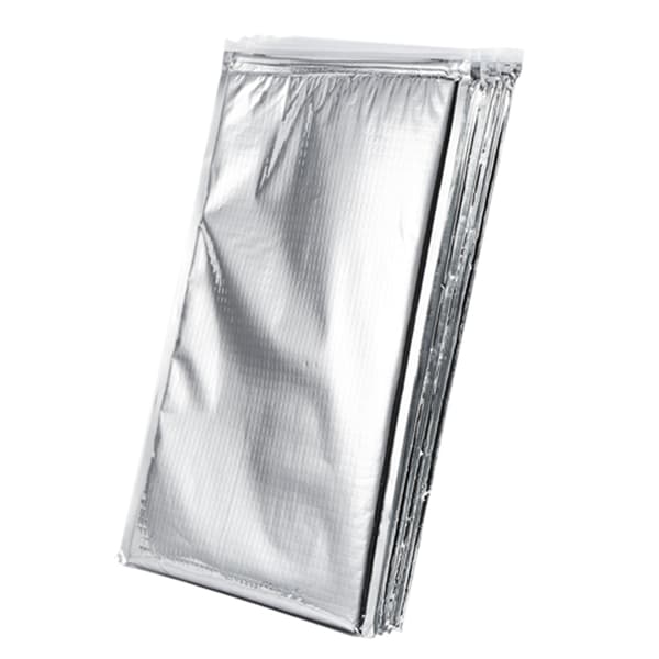 5-pakning aluminiumsfolieisolert matoppbevaringspose Termisk kjøler Sølv (25 * 30 cm)