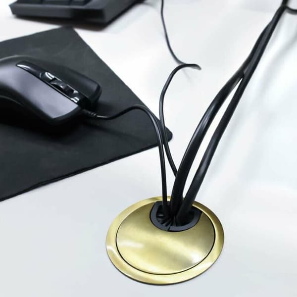 【XJ】 2-delt kabelgjennomføring 80 mm kabelhullbeskyttelse