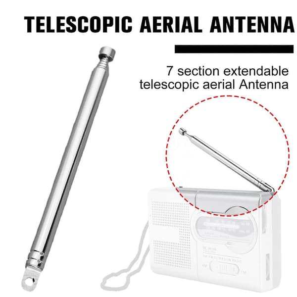 Teleskooppiantenni radioon
