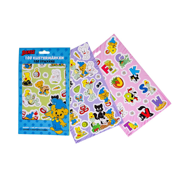 Bamse, Tarrapakkaus, 100 tarraa
