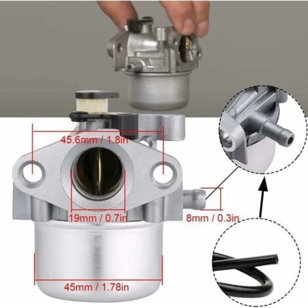 Briggs Stratton Forgasser 799871 799866 790845 Kompatibel med Toro Recycler 22