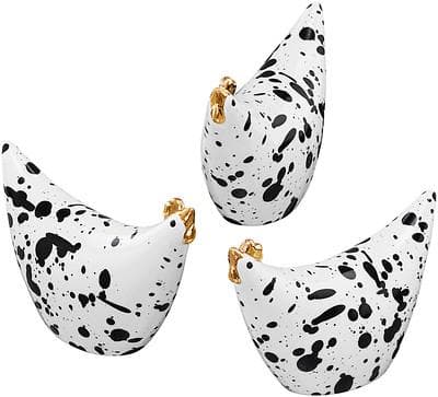 Stänk mini høns Sort 3-pak Cult Design Sort Svart black