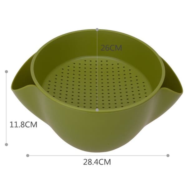 Kulho / Siivilä Yhdistelmä - Vihreä, L Grön green