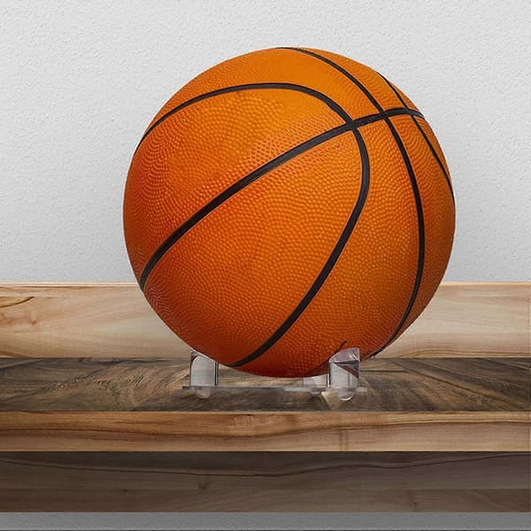 Boldstativ Transparent Multifunktionel Akryl Basketball Display Beslag til Legeplads