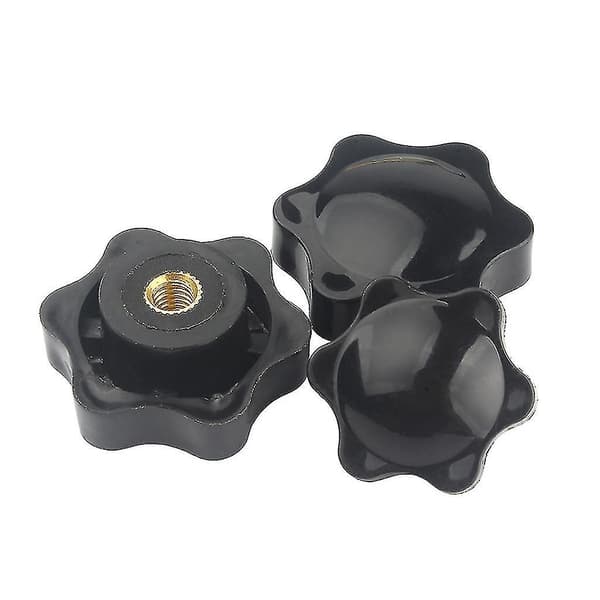 10 stk M5/m6/m8/m10 Innvendig Gjenge Sekskanthode Klemknapp Vingemutter M6 (5 gjennomgående hull + 5 blindhull) M6 M6