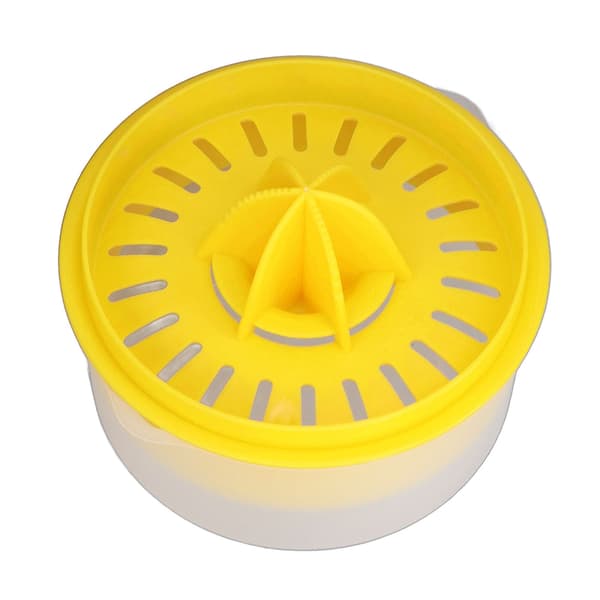 Lemon Squeezer 2-in-1 Juicer, Juice Press & Egg Yolk Separator, PP Hand Tool for Fruit Orange