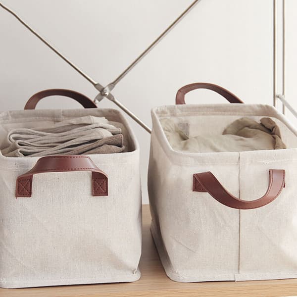 Foldable Storage Box Storage Basket Storage Basket Clothes Sundries Storage Basket Wardrobe Storage Box (S)