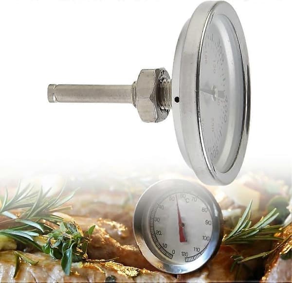 Ettermarkedserstatningstermometer kompatibelt med Weber kullgriller, nøyaktig temperaturovervåking-FY-