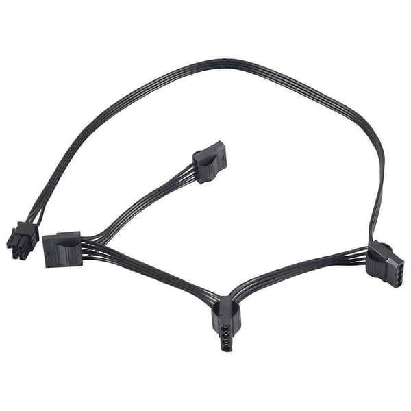 6Pin til 4 Molex Modulær Strømforsyningskabel 6Pin til 4 IDE-kabel til CORSAIR RM1000X RM850X RM750X RM6