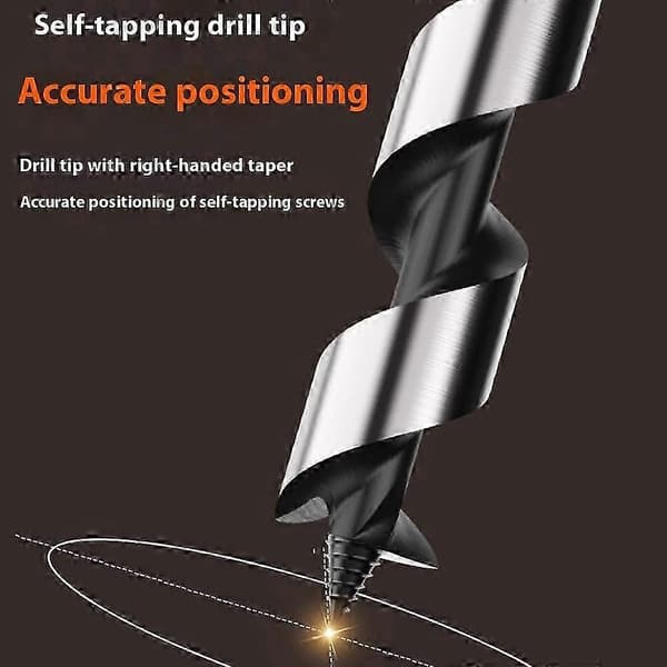 20 x 200 mm Deep Hole Drill Bit with Compatible Length Screw Bit Compatible with Woodworking, Hex Drill Bit Compatible with Electric Drill Bench