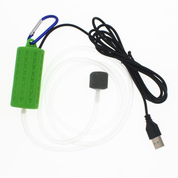 Mini Bærbar Akvarium USB Luftpumpe USB Oksygenpumpe USB Energisparer