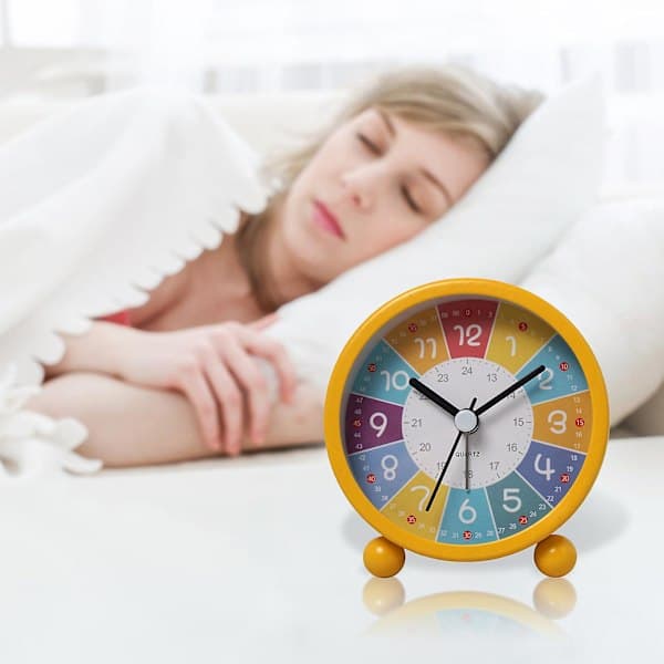 Kids Room Alarm Clock, Early Learning, Metal Alarm Clock, EEE One Size E E