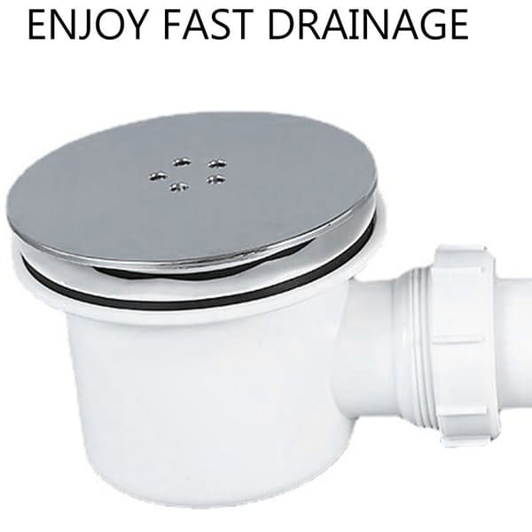 Universell dusjrist 90mm 115mm Krom hurtigstrømmende erstatning kompatibel med de fleste dusjer