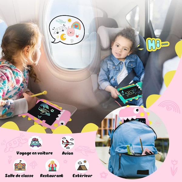 Børns LCD-tegneplade (rød), Doodle Board Learning Toys,