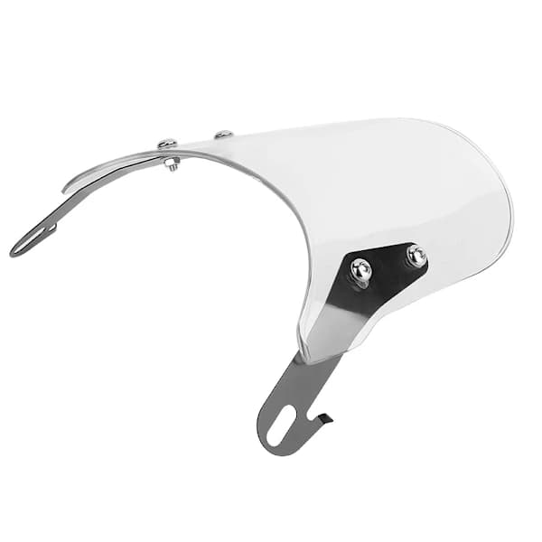 Motorcycle Headlight Cover Windshield Wind Deflector Transparent