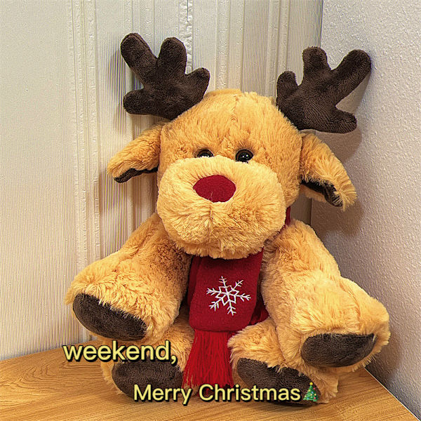 Moose Plush Doll, Moose Doll, 22CM