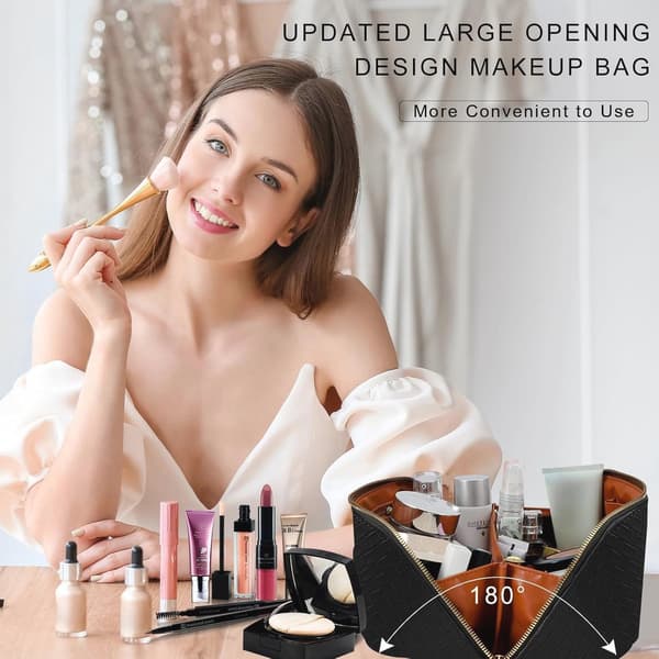 Makeuptaske - Makeuptaske til rejser - Toilettaske - Makeup Organizer - Makeup Etui
