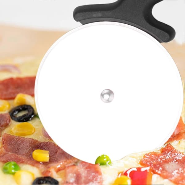 12 tommers pizzaspade kakespade pizzatransfer med pizzakutter pizzabakeverktøy i rustfritt stål