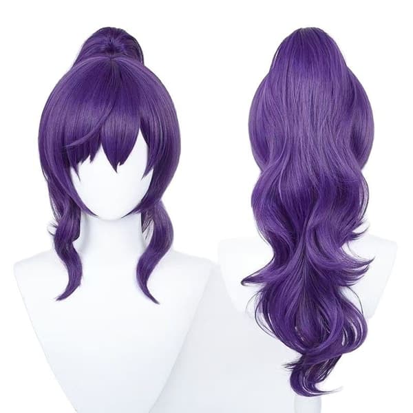 Asahina Mafuyu cosplay peruukki, violetti, 50 cm