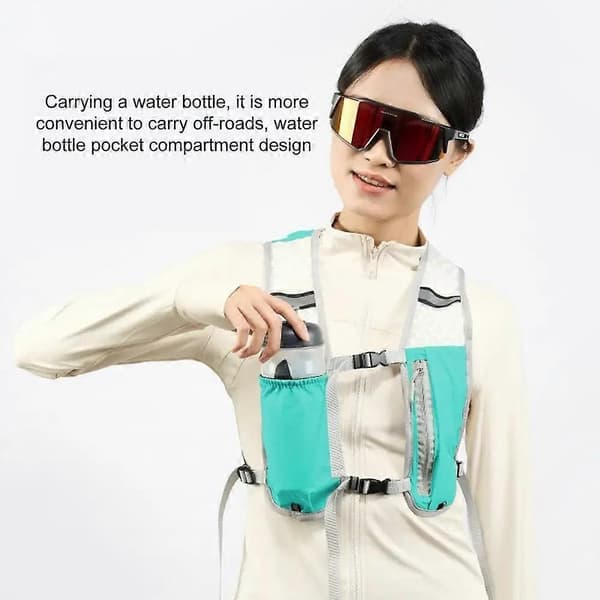 Outdoor Hydration Backpack Lightweight Vest Cycling Hiking Trail Running Unisex Water Bladder Daypack