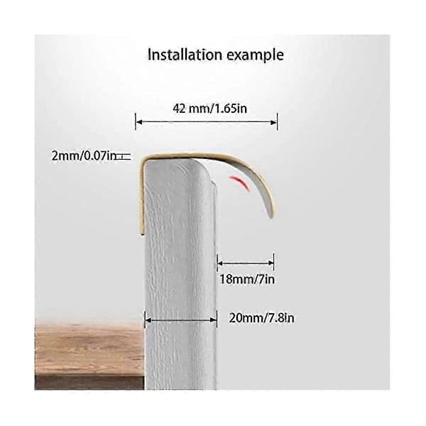 4-Leaf Clover Cabinet Handle Gold Hidden Furniture Knobs Balcony Door Knobs Cabinet Handles with Adjustment