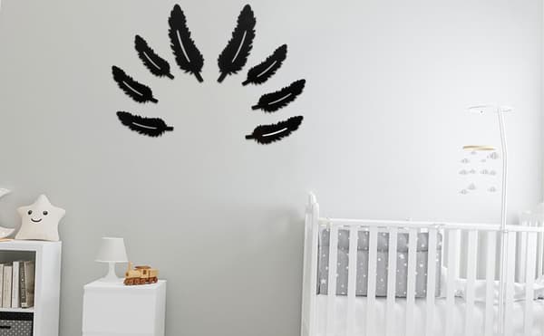 14 Pieces Feather Car Decals (Laser), Feather Shaped Decals, Feather Decorative Decals, Vinyl Autom