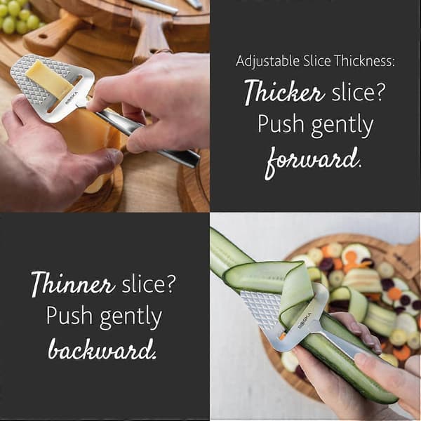 Cheese Slicer Monaco+ - with patented non-stick coating - 20.6x7.4x1.5 cm
