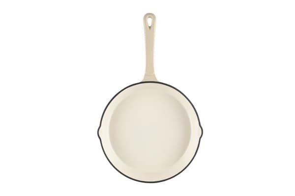 Støpejernspanne 26 cm emaljert beige – Maku Kitchen Life Beige beige