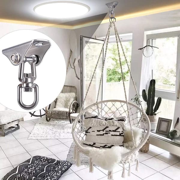 Stainless Steel Swing Ceiling Swing Mount Free Swivel Swing Hook Swing Hardware Kit