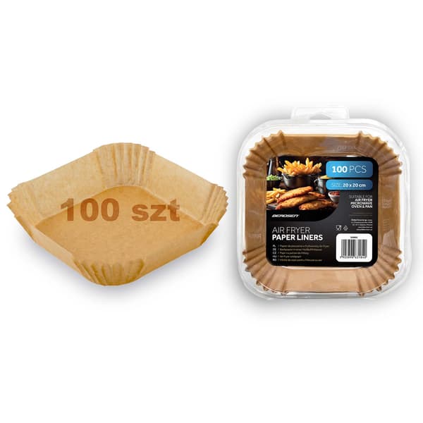 Bagepapir til frituregrydeindsatser 20 cm Berdsen - 100 stk 0.4