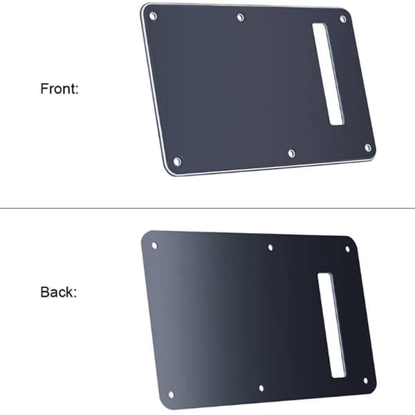 Pickguard Tremolo Hulrumsdæksel Bagplade 3-lags Bagplade til Strat Moderne Stil Elguitar