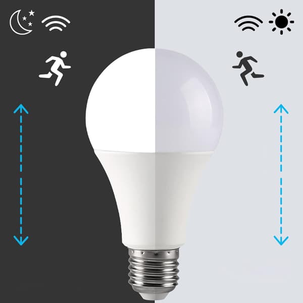 5W rörelsesensor LED-ljus rörelsedetektor säkerhetslampa för garage hall