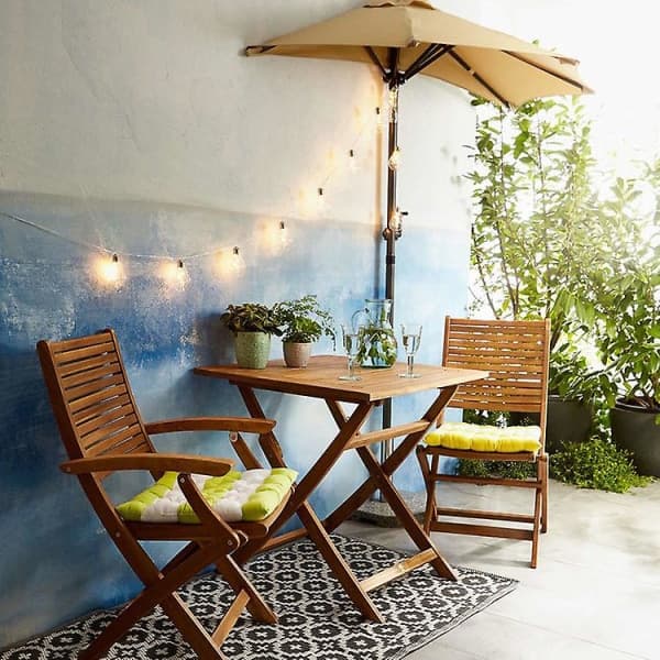 4 meter 10 lys kobbertrådlampe Varm hvit Warm White