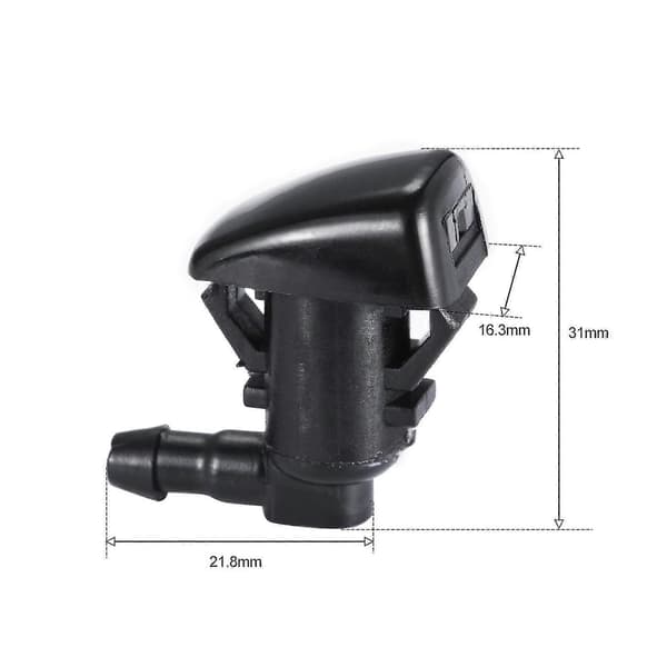 For JEEP Jeep Grand Cherokee Windshield Washer Nozzle 68260443AA 55372143AB (2 Pieces) [DB]