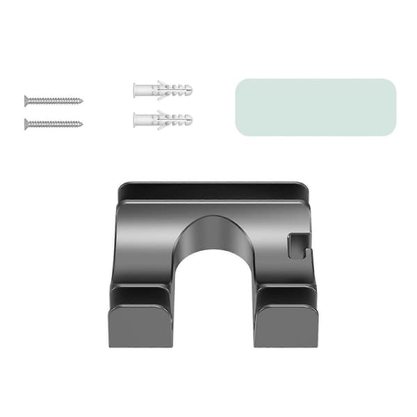 【LD】Wall Mounted Hair Dryer Holder with Space-Saving Design and Drill-Free Installation Compatible with Bathroom