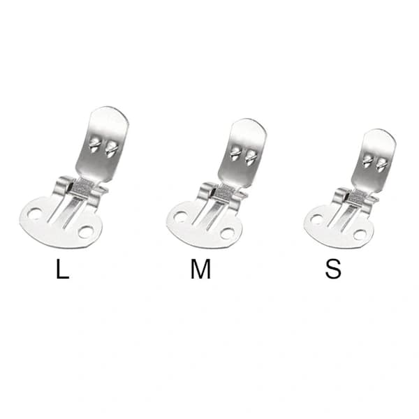 20 st/set Skoklämmor Skodekorationsfästen Silver