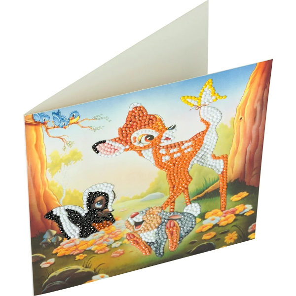 Crystal Card Kit Bambi och Vänner