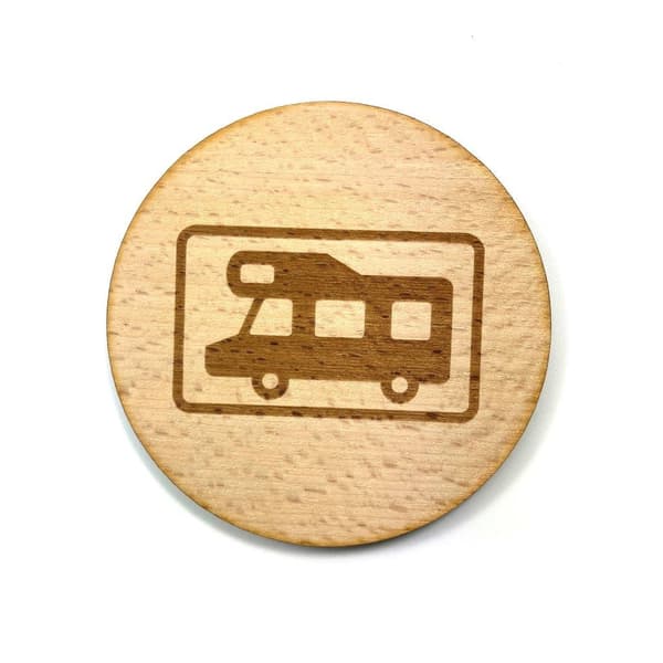 Puiset lasinaluset - Matkailuauto Brun brown