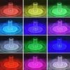 USB Diamantlampe, Krystal Touch Bordlampe, 16 Farveskiftende, Rose LED-Lys-FA-