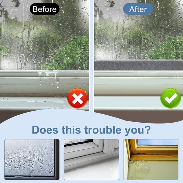 Moisture-Resistant Strips for Windows - 3cm*4m - Absorbent Condensation Strips for Window Felt