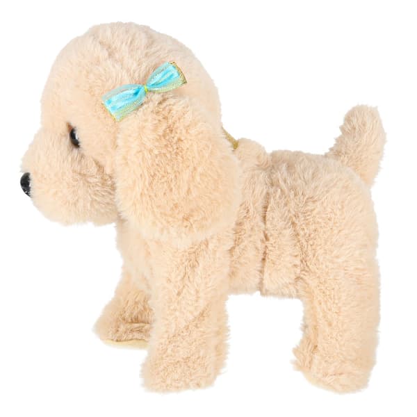 Interactive Poodle Dog Toy - Barks, Walks, Wags Tail