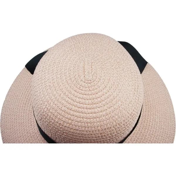 Dame Sommer Strand Solhatt UV UPF50 Reise Sammenleggbar Bred