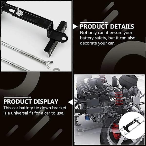 1st Adjustable Battery Stand Battery Mount Car Battery Holder Car Part
