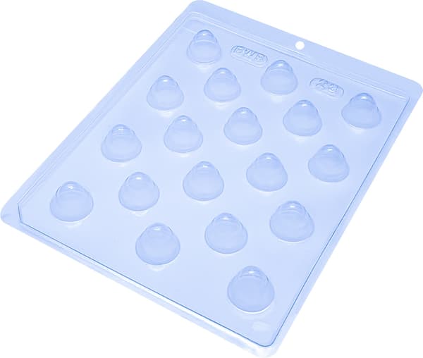 Pralinform Kuppel Sjokoladeform - BWB 23 Transparent transparent