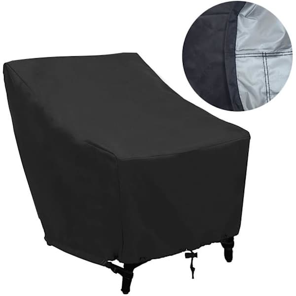 Protective Cover for Stackable Garden Chairs, UV Protection/Windproof/Waterproof