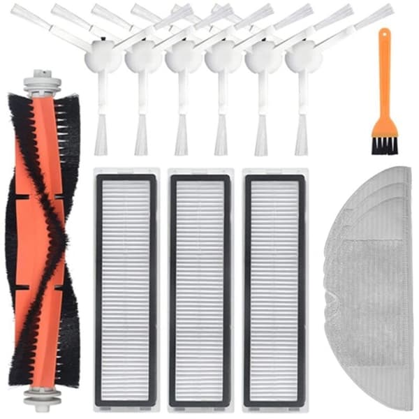 Replacement Parts for Bot L10 Pro Robot Vacuum Cleaner - Main Brush, Side Brush, Filter and Mop Cloth