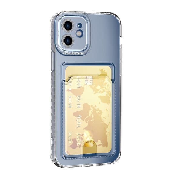 Kortlomme Gennemsigtigt Cover til iPhone 12 mini Til iPhone 12 mini